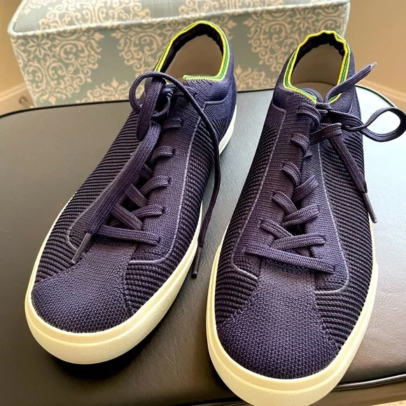 Rothy’s Men\'s Lace up Blue Mesh Sneakers Amazon.com | Rothy main image 2